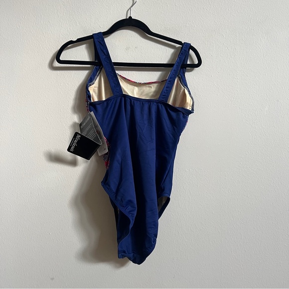 Miraclesuit | Navy Paisley Great Expectations Escape One-Piece - Picture 3 of 4